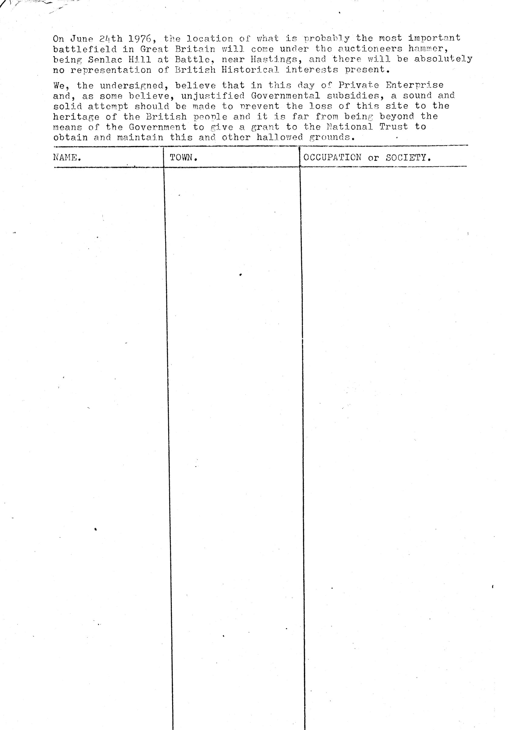 1976 Battle Abbey petition.jpg