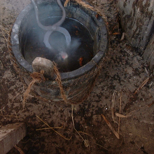 WEST STOW FORGE HOT FLASK IN BUCKET.jpg